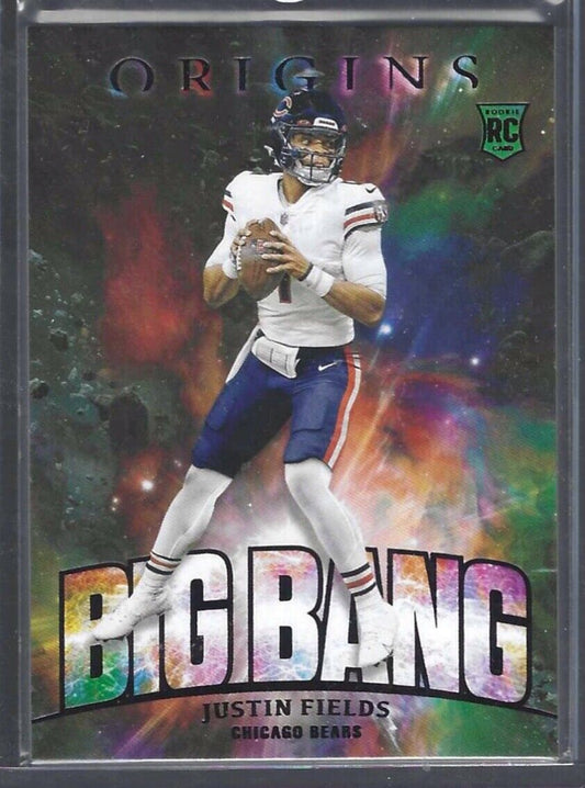 JUSTIN FIELDS 2021 PANINI ORIGINS BIG BANG INSERT CASE HIT SSP RC #BB-25