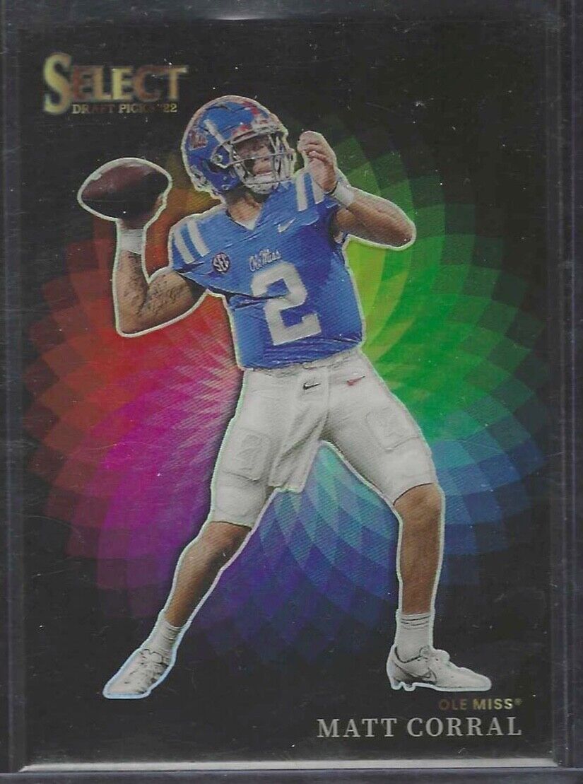 MATT CORRAL 2022 PANINI SELECT COLOR WHEEL SSP CASE HIT ROOKIE RC #CW-MC