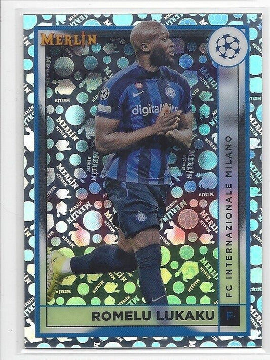ROMELU LUKAKU 2022-23 TOPPS MERLIN CHROME VINTAGE SP REFRACTOR #64