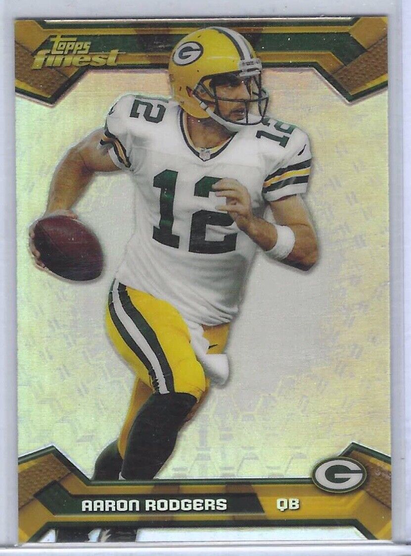 AARON RODGERS 2013 TOPPS FINEST REFRACTOR #100