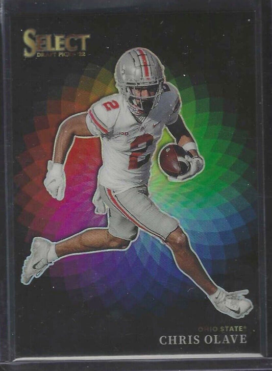 CHRIS OLAVE 2022 PANINI SELECT COLOR WHEEL SSP CASE HIT ROOKIE RC #CW-CO