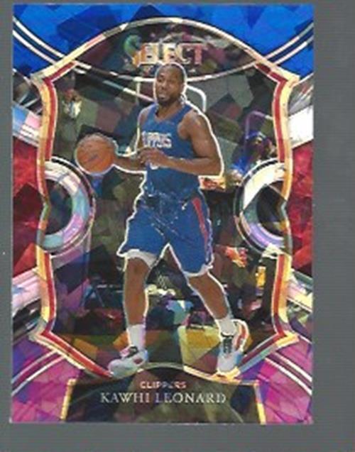 KAWHI LEONARD 2020-21 PANINI SELECT CRACKED ICE PRIZM #37