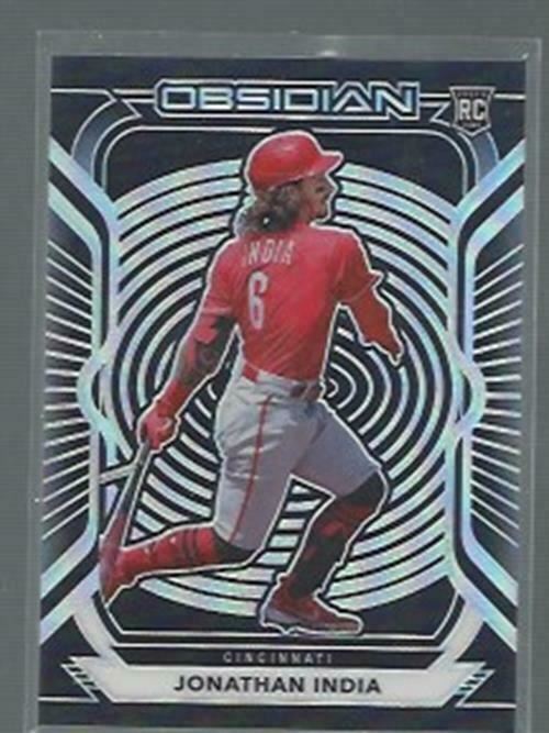 JONATHAN INDIA 2021 PANINI OBSIDIAN CHRONICLES REDS ROOKIE OF THE YEAR RC #21
