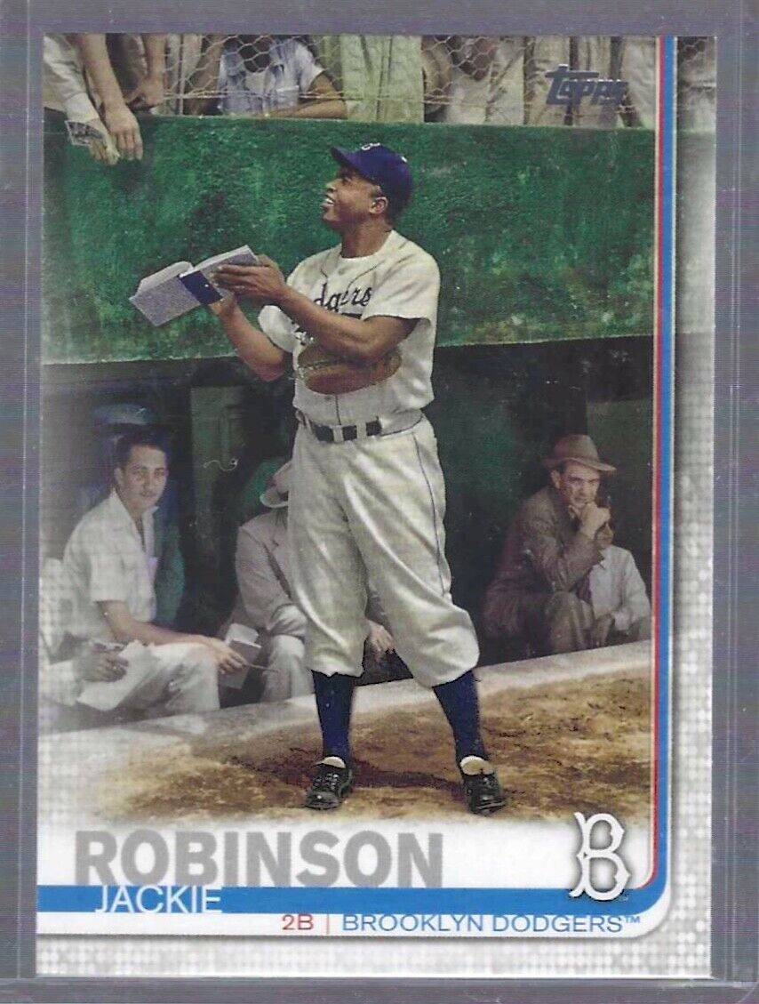 JACKIE ROBINSON 2019 TOPPS UPDATE SERIES SP PHOTO VARIATION #US79