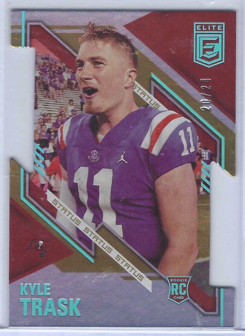 KYLE TRASK 2021 DONRUSS ELITE SILVER FOIL STATUS DIE CUT ROOKIE RC #D 20/24