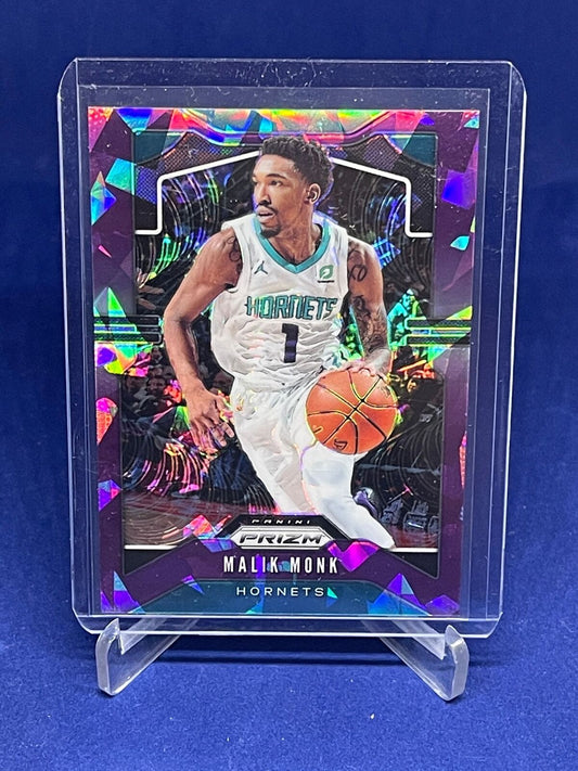 MALIK MONK 2019-20 PANINI PRIZM PURPLE ICE PRIZMS #D 50/149