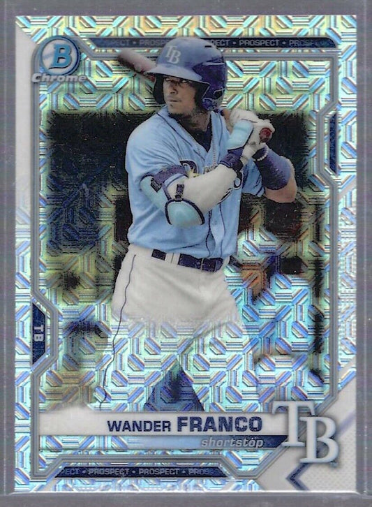 WANDER FRANCO 2020 BOWMAN CHROME SILVER MEGA SP PHOTO VARIATION PROSPECT #BCP-57
