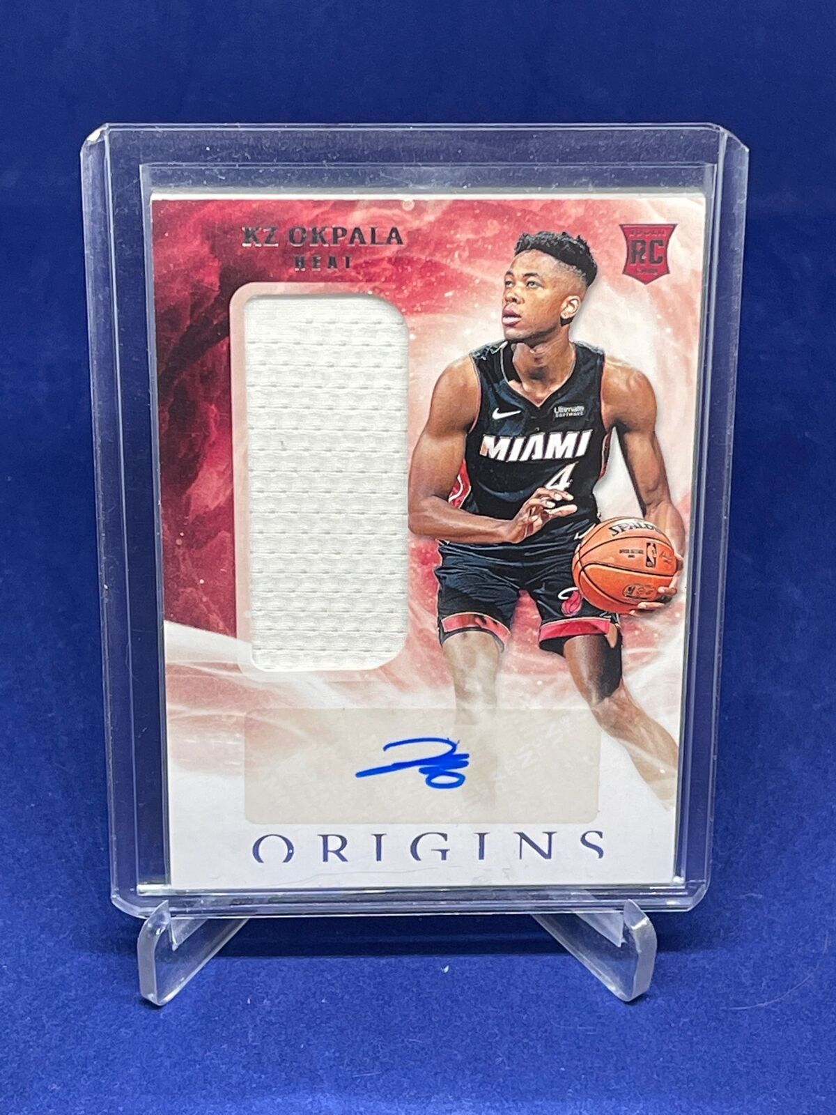 KZ OKPALA 2019-20 PANINI ORIGINS RPA JERSEY AUTO ROOKIE RC #174