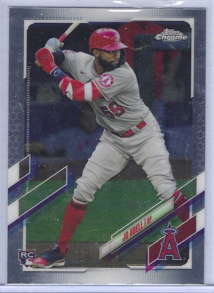 JO ADELL 2021 TOPPS CHROME BASE TRUE ROOKIE RC #142
