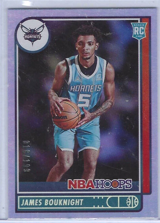 JAMES BOUKNIGHT 2021-22 NBA HOOPS SILVER FOIL ROOKIE RC #D 018/199