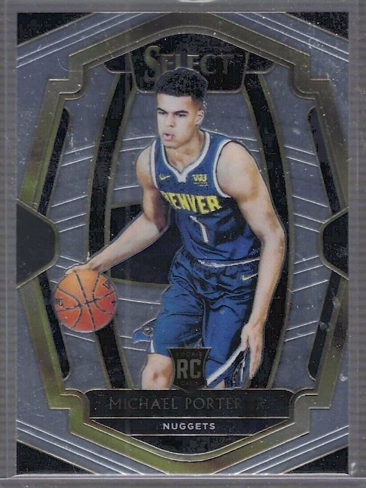 MICHAEL PORTER JR 2018-19 PANINI SELECT PREMIER LEVEL ROOKIE RC #134