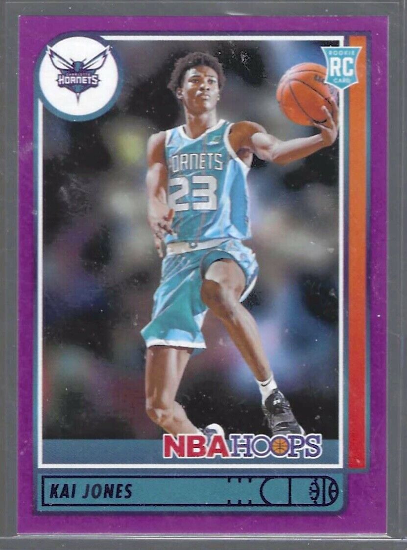 KAI JONES 2021-22 NBA HOOPS PURPLE SP ROOKIE RC #230