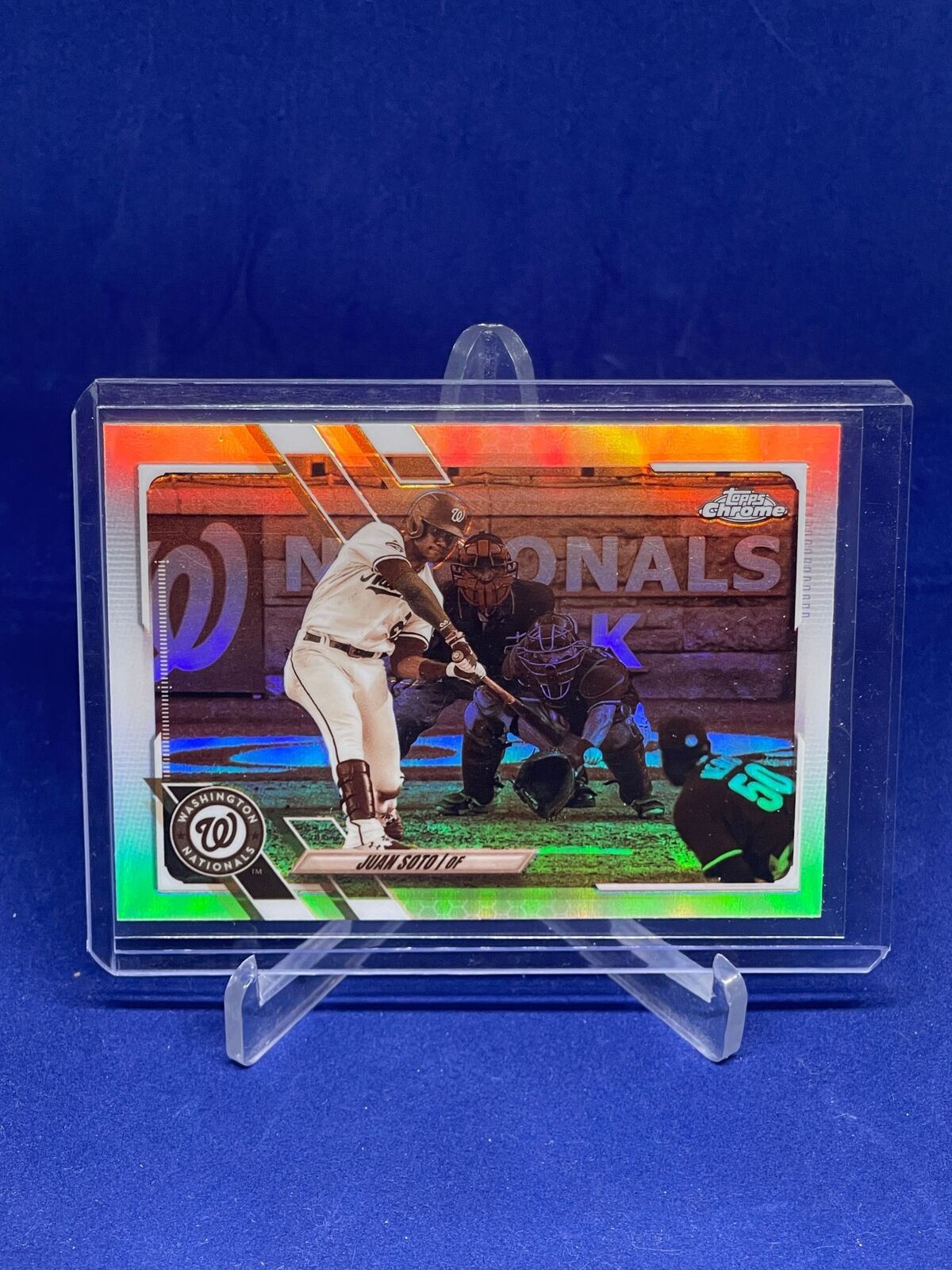 JUAN SOTO 2021 TOPPS CHROME SEPIA REFRACTOR #150