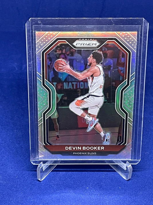 DEVIN BOOKER 2020-21 PANINI PRIZM SILVER PRIZM #214