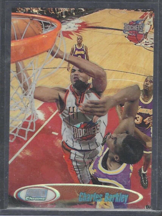 CHARLES BARKLEY 1998 TOPPS STADIUM CLUB CHROME REFRACTOR #SCC7