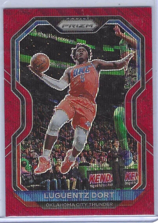 LUGUENTZ DORT 2020-21 PANINI PRIZM RED RUBY WAVE PRIZM #31