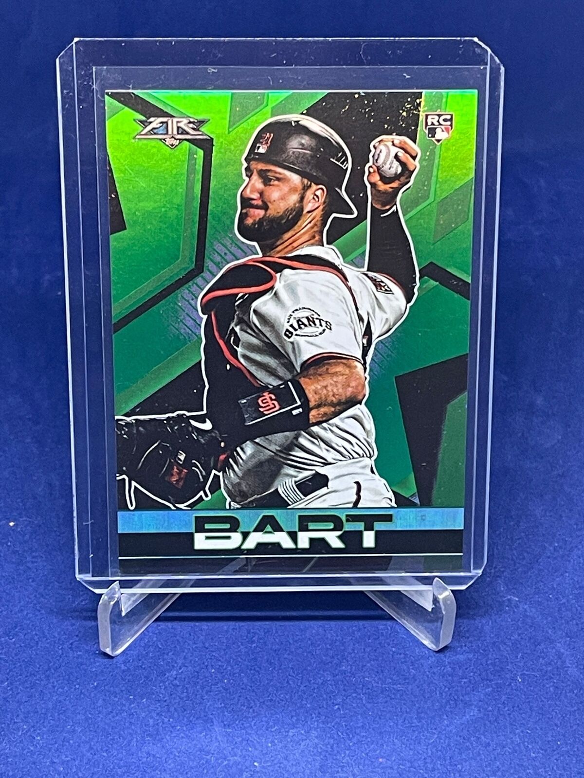 JOEY BART 2021 TOPPS FIRE GREEN FOIL ROOKIE RC #D 104/199