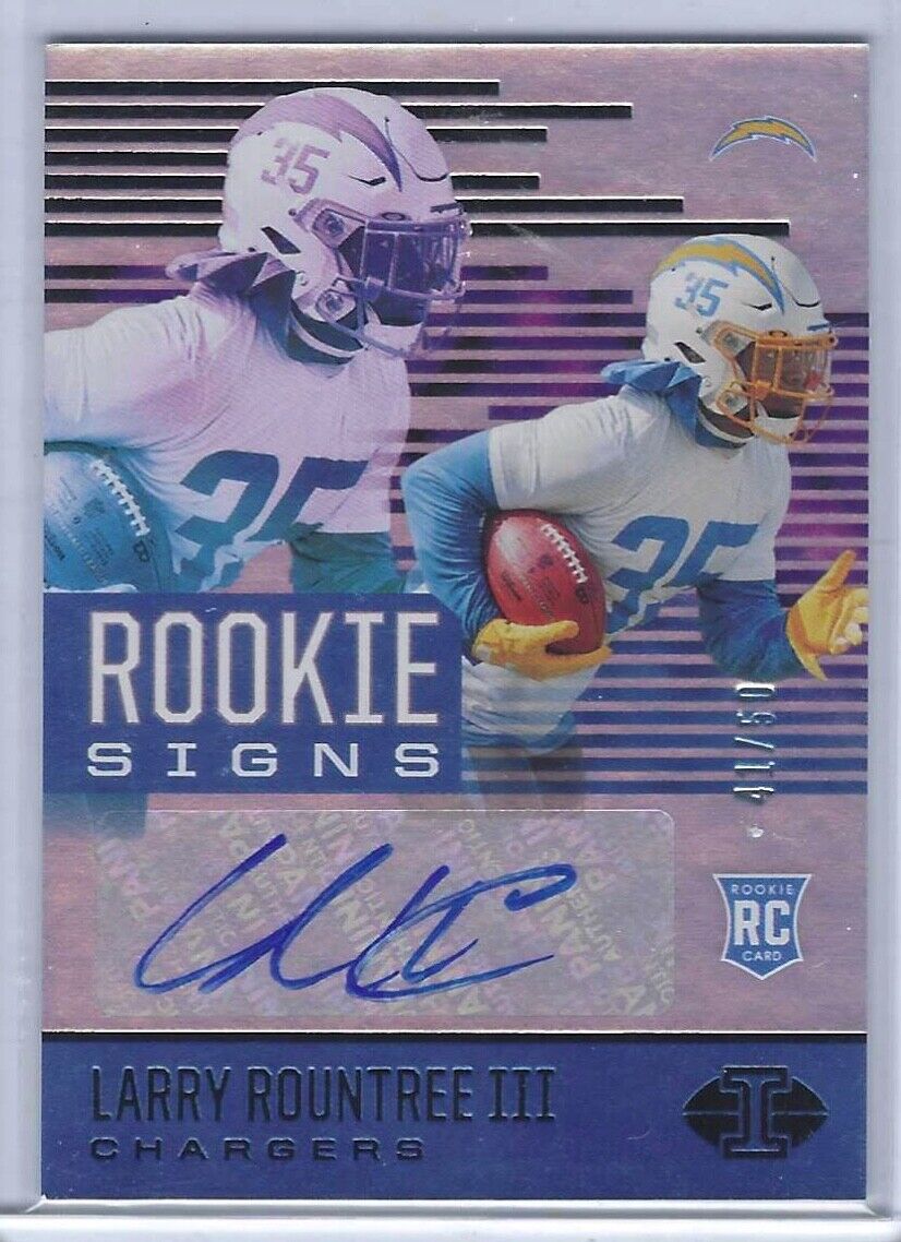 LARRY ROUNTREE III 2021 PANINI ILLUSIONS ROOKIE SIGNS AUTO RC #D 41/50