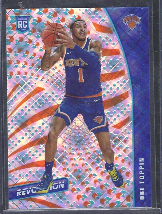 OBI TOPPIN 2020-21 PANINI REVOLUTION COSMIC ROOKIE RC #D 036/100