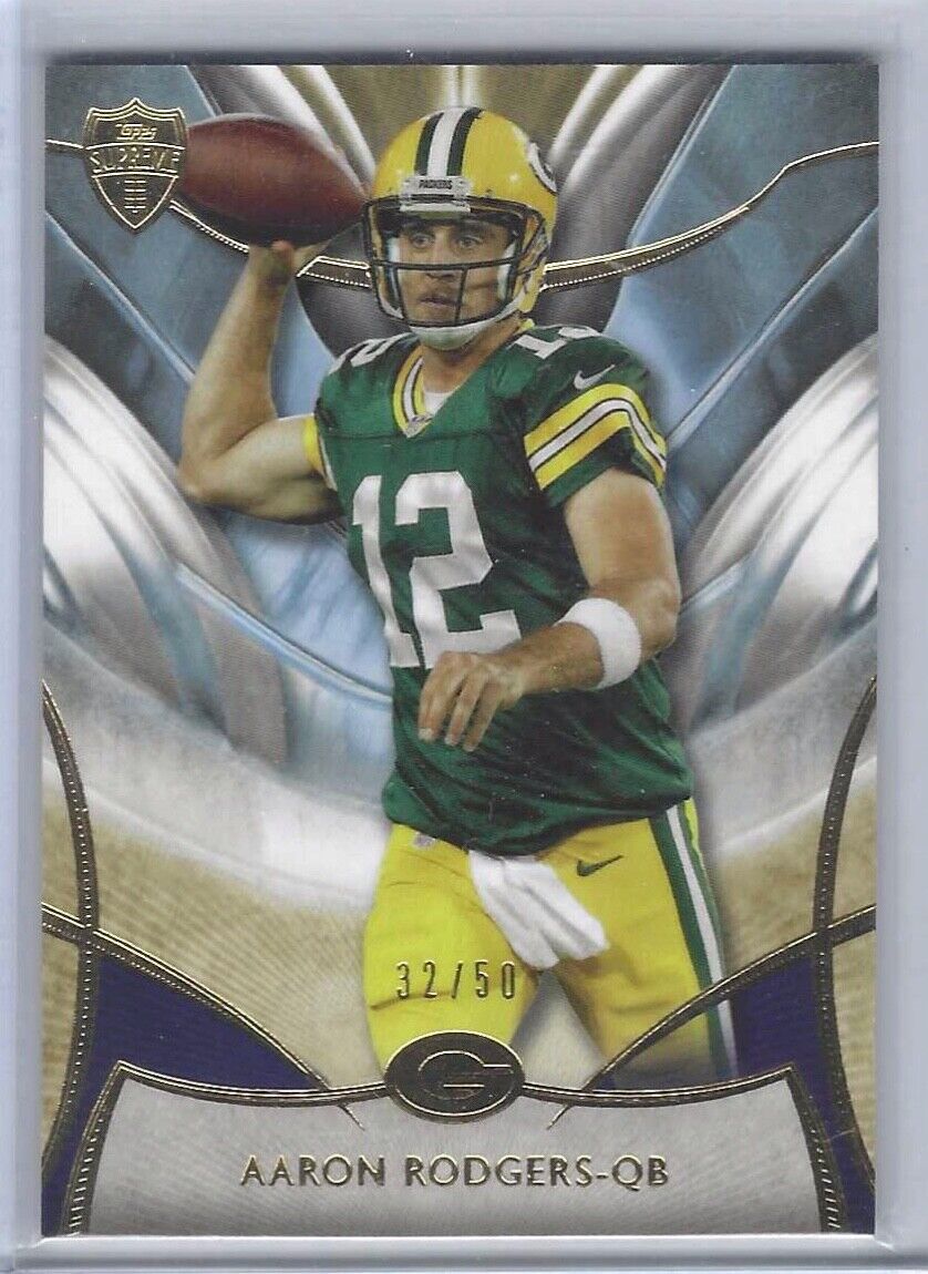 AARON RODGERS 2014 TOPPS SUPREME GOLD #D 32/50