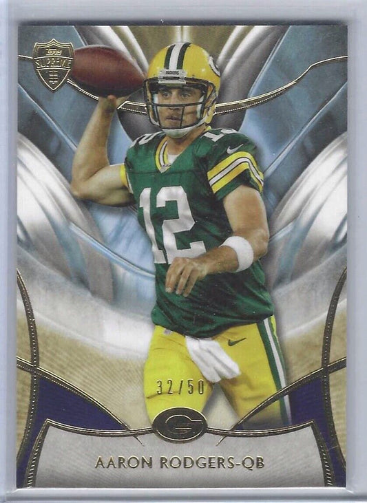 AARON RODGERS 2014 TOPPS SUPREME GOLD #D 32/50