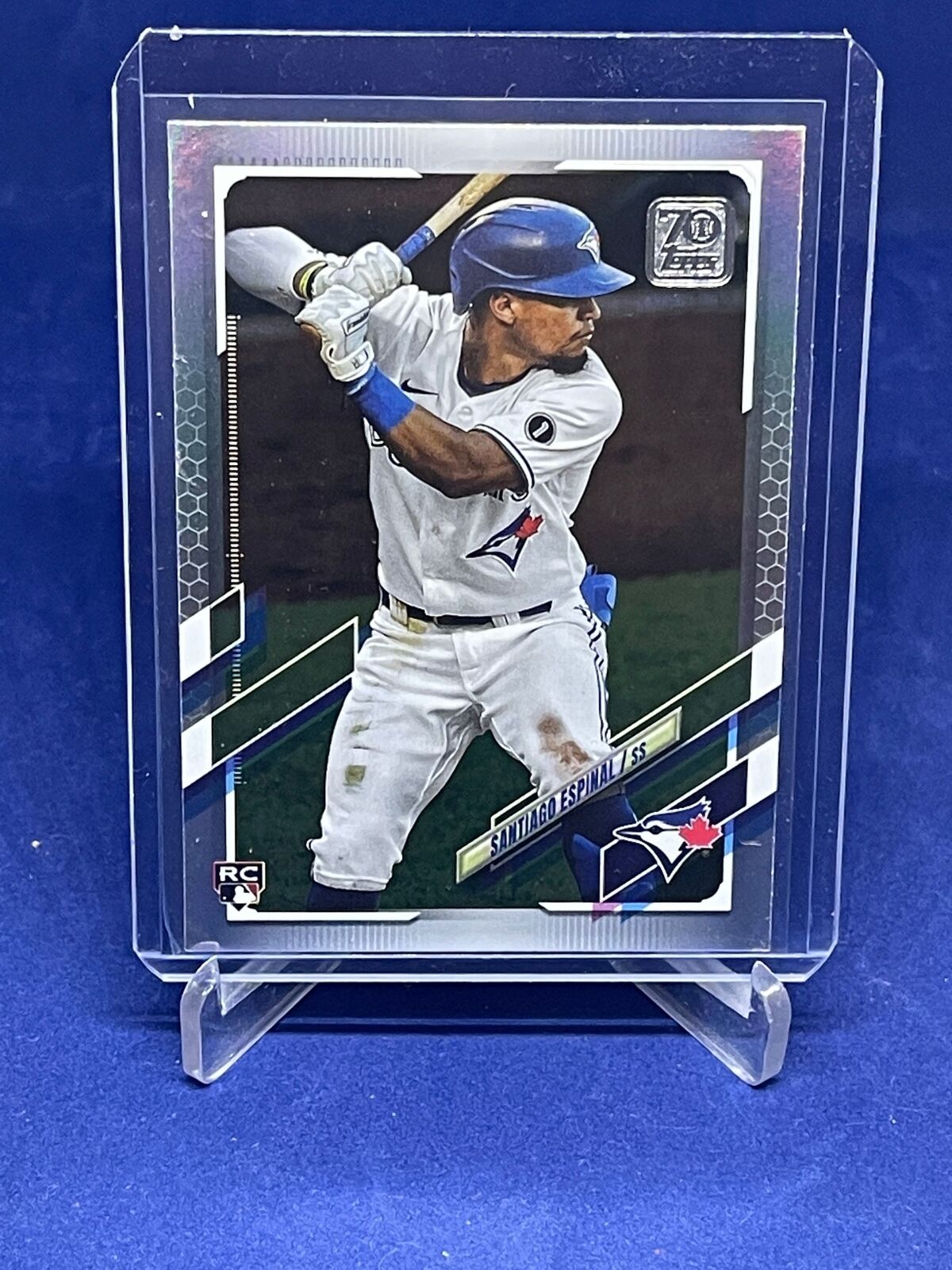 SANTIAGO ESPINAL 2021 TOPPS SILVER FOIL ROOKIE RC #243