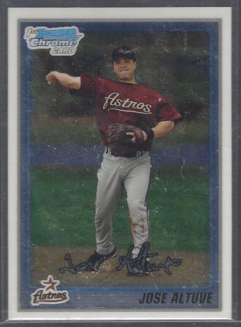 JOSE ALTUVE 2010 BOWMAN CHROME 1ST BOWMAN PROSPECT #BCP137