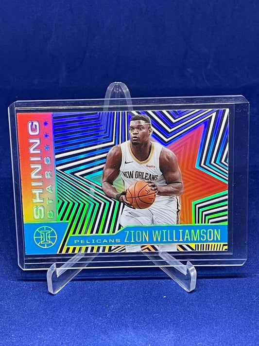 ZION WILLIAMSON 2020-21 PANINI ILLUSIONS SHINING STARS #13