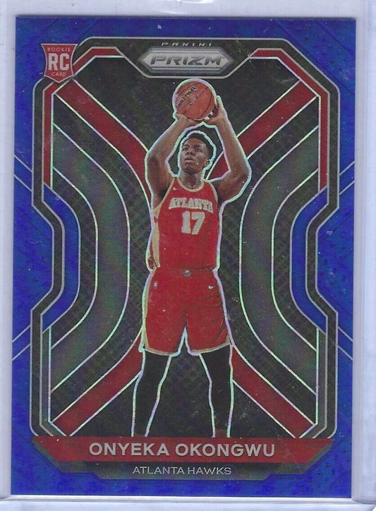 ONYEKA OKONGWU 2020-21 PANINI PRIZM BLUE PRIZM RC #D 177/199