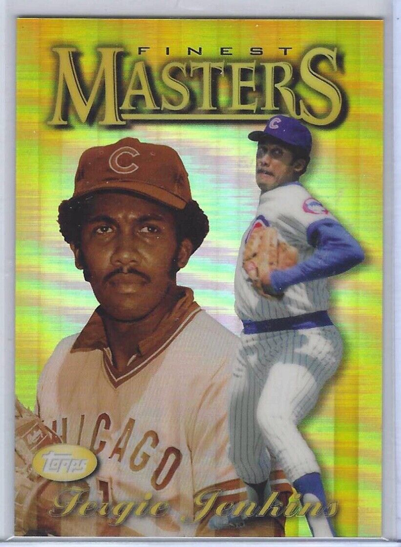 FERGIE JENKINS 2021 TOPPS FINEST MASTERS GOLD REFRACTOR #D 25/50