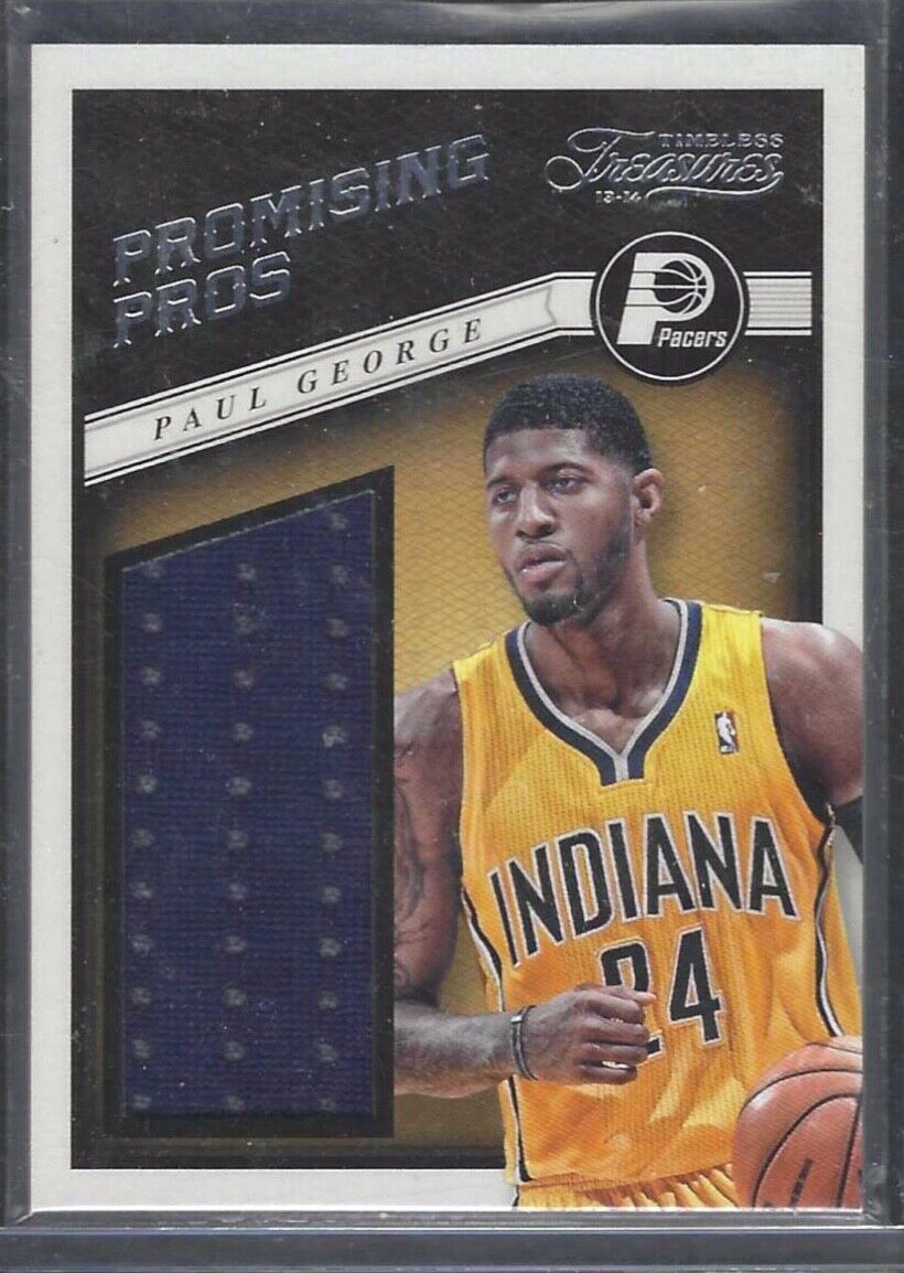 PAUL GEORGE 2013-14 PANINI TIMELESS TREASURES PROMISING PROS JERSEY #24