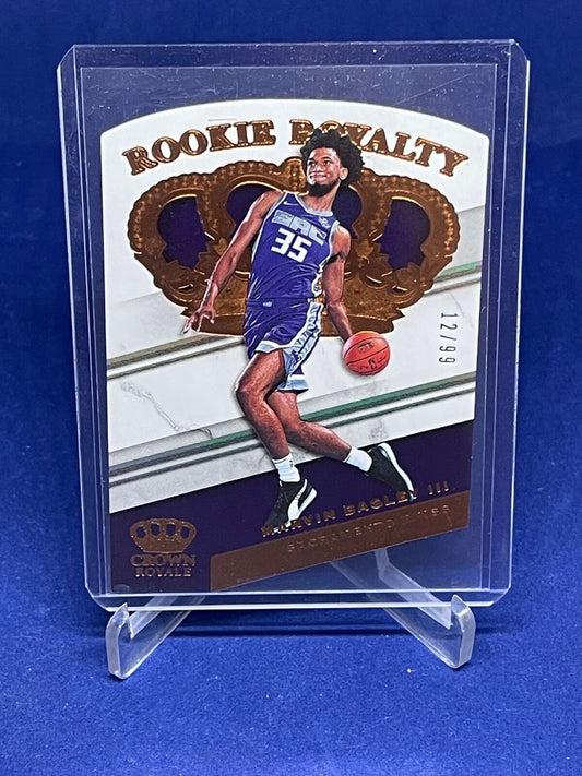 MARVIN BAGLEY III 2018-19 PANINI CROWN ROYALE ROOKIE ROYALTY DIE CUT RC #D 12/99