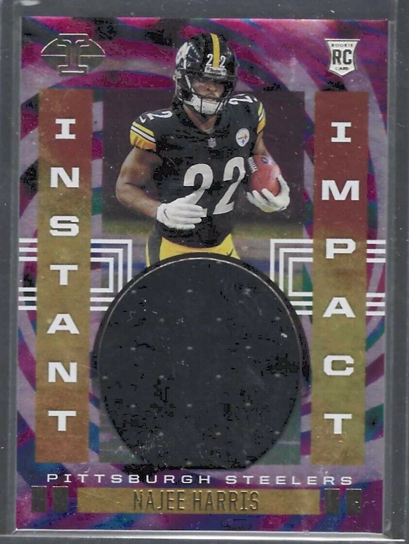 NAJEE HARRIS 2021 PANINI ILLUSIONS INSTANT IMPACT ROOKIE JERSEY RC #II-NH