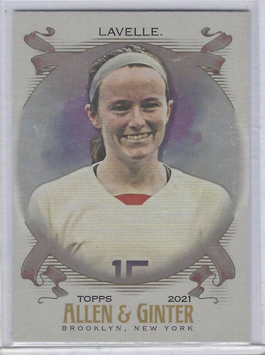 ROSE LAVELLE 2021 TOPPS ALLEN AND GINTER SILVER FOIL HOT BOX #249