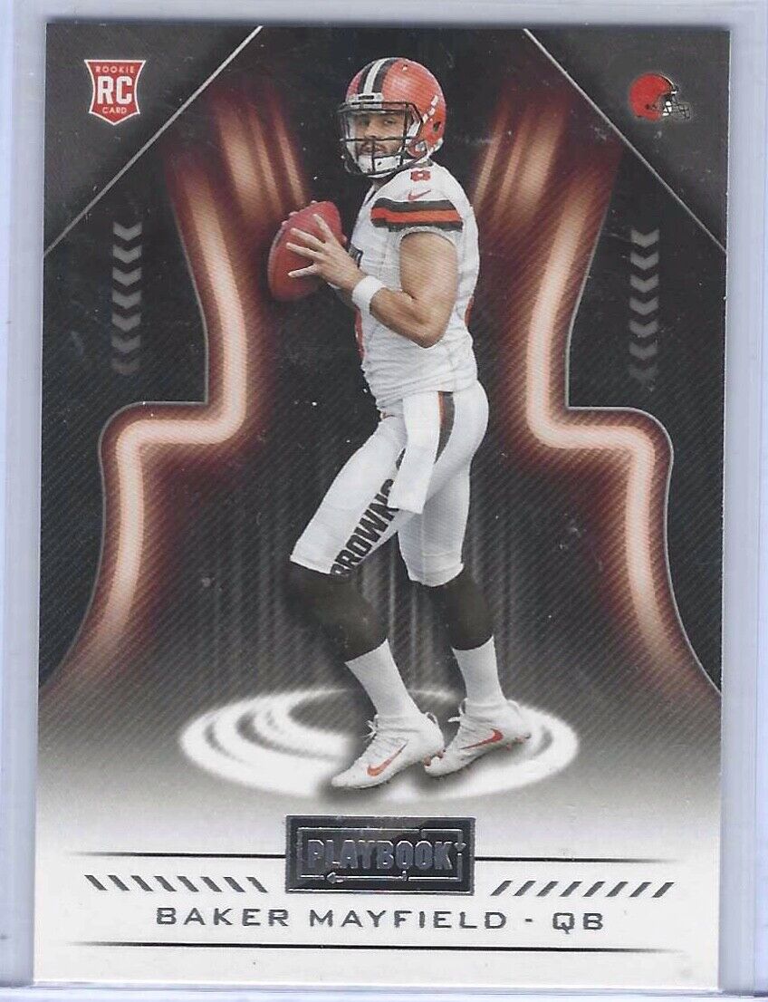 BAKER MAYFIELD 2018 PANINI PLAYBOOK ROOKIE RC #128