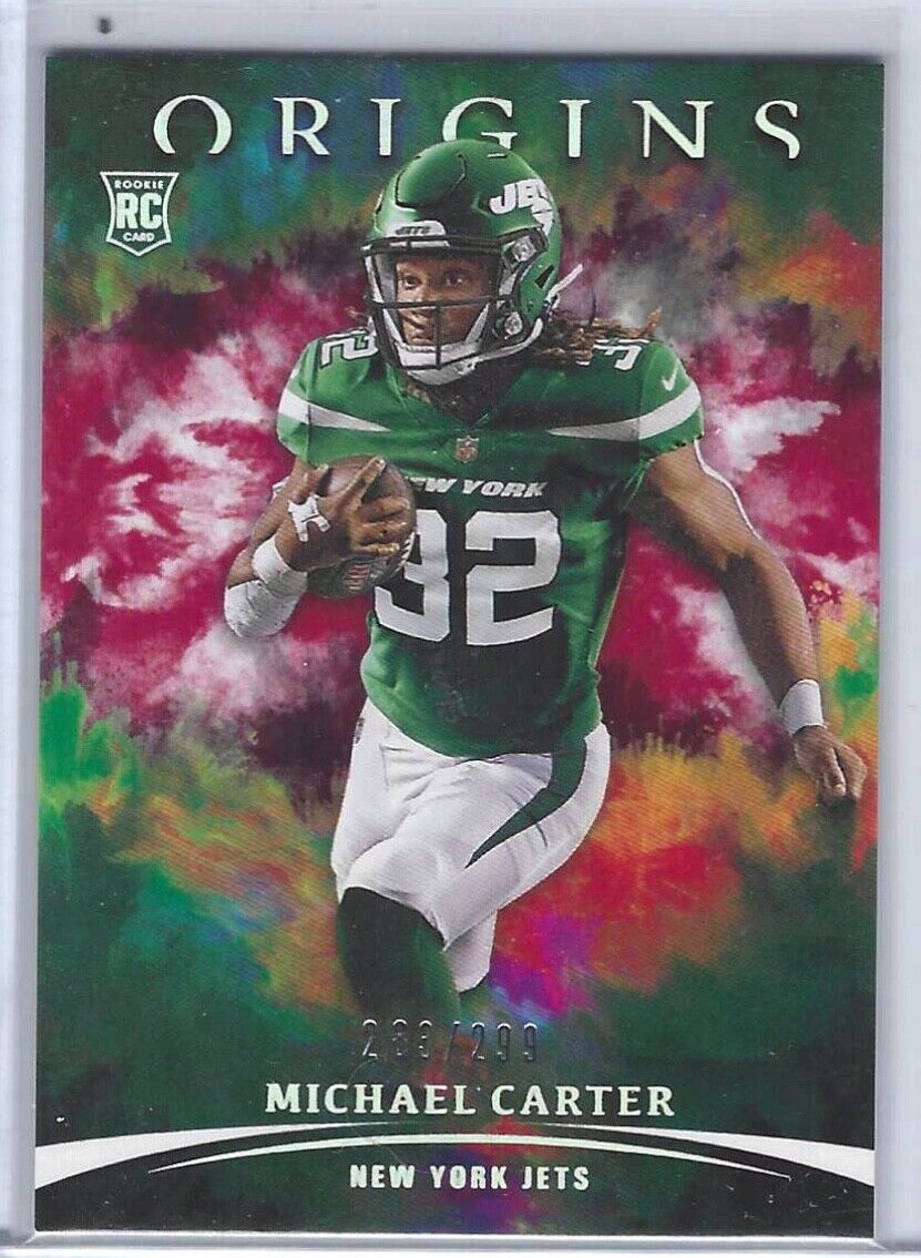 MICHAEL CARTER 2021 ORIGINS RED RC #D 203/299