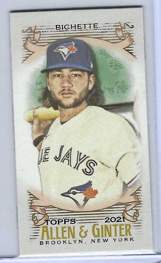 BO BICHETTE 2021 TOPPS ALLEN AND GINTER NO NUMBER SSP MINI /50