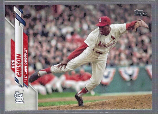 BOB GIBSON 2020 TOPPS SERIES TWO SP PHOTO VARIATION #508