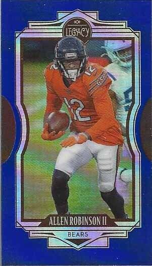 ALLEN ROBINSON 2021 PANINI LEGACY MINI BLUE SAPPHIRE PRIZM #D 19/50