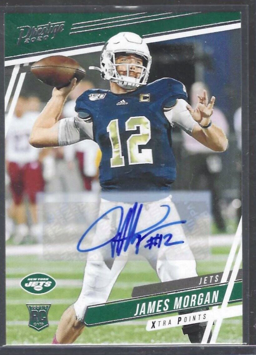 JAMES MORGAN 2020 PRESTIGE ROOKIE AUTO RC #251