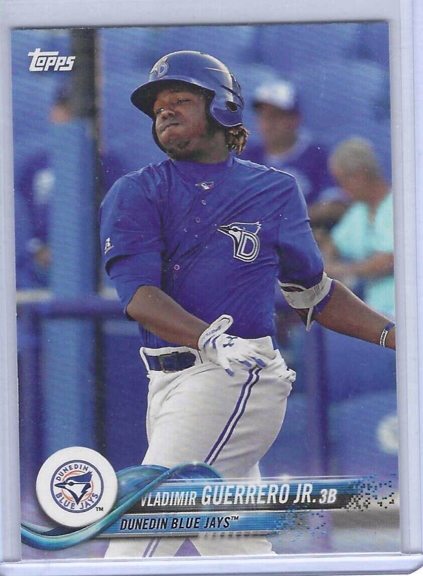 VLADIMIR GUERRERO JR 2018 TOPPS PRO DEBUT BASE PROSPECT RC #20