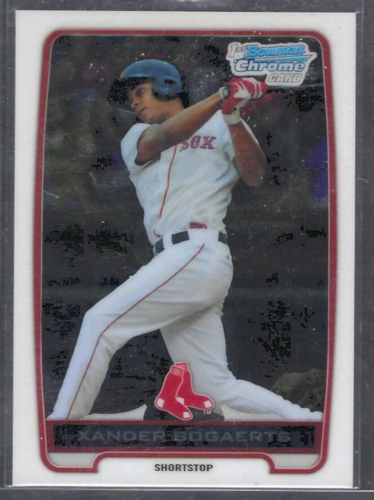 XANDER BOGAERTS 2012 BOWMAN CHROME 1ST BOWMAN PROSPECT #BCP105