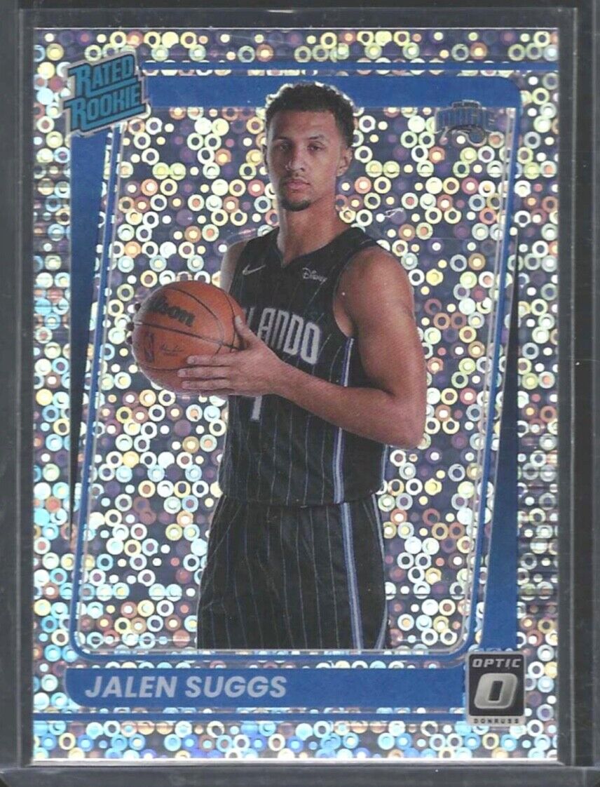 JALEN SUGGS 2021-22 PANINI DONRUSS OPTIC FAST RBEAK PRIZM RATED ROOKIE RC #179