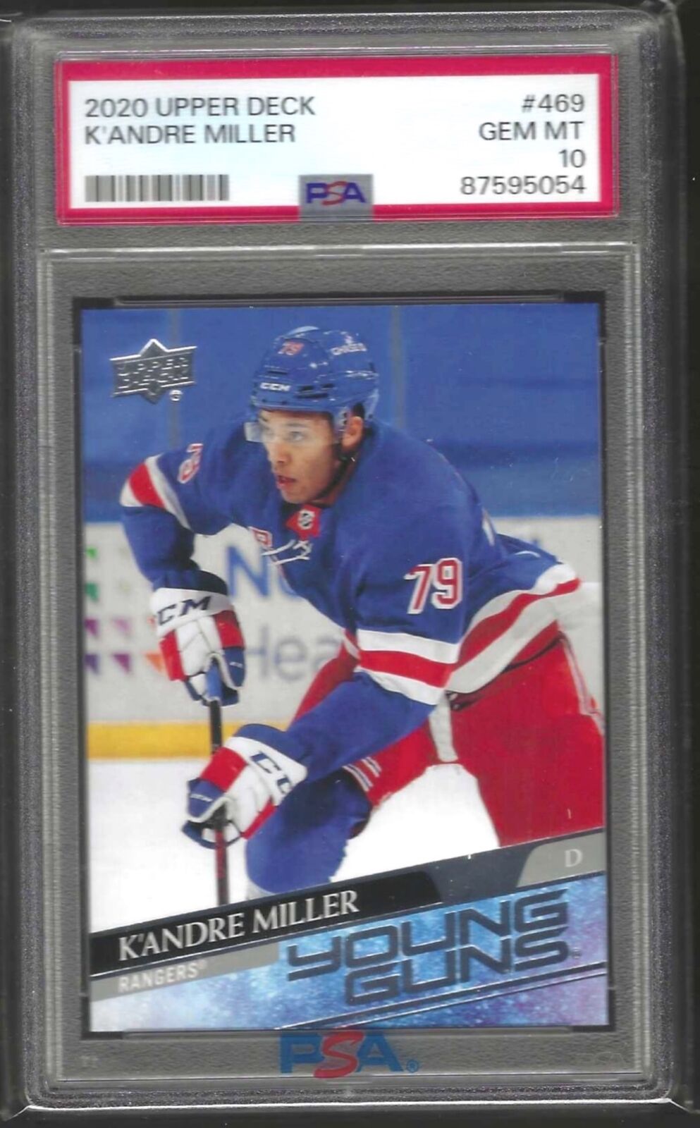 K'ANDRE MILLER 2020 UPPER DECK YOUNG GUNS ROOKIE RC #469 PSA 10 GEM MINT