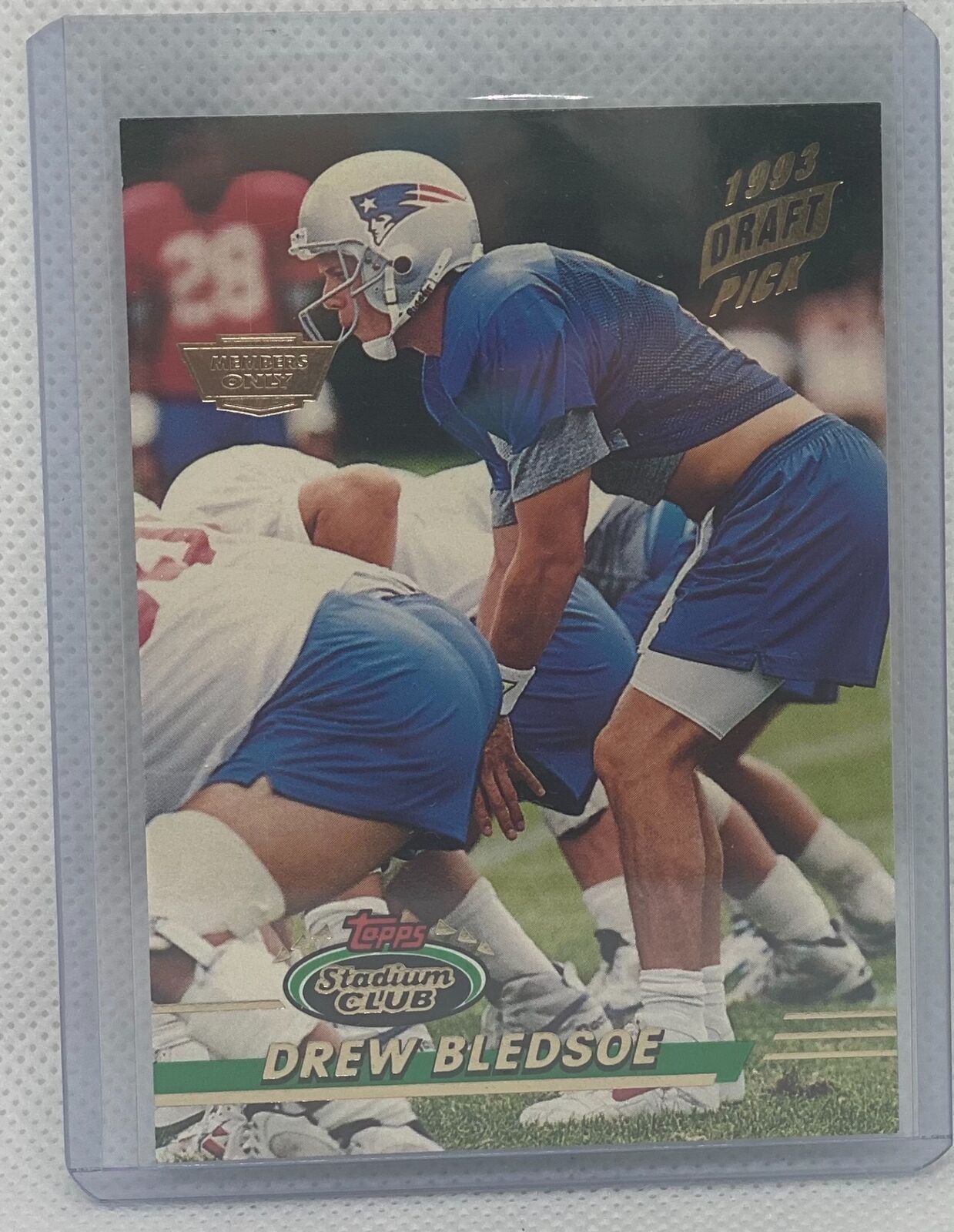 DREW BLEDSOE 1993 TOPPS STADIUM CLUB MEMBERS ONLY 1993 DRAFT PICKS RC #280