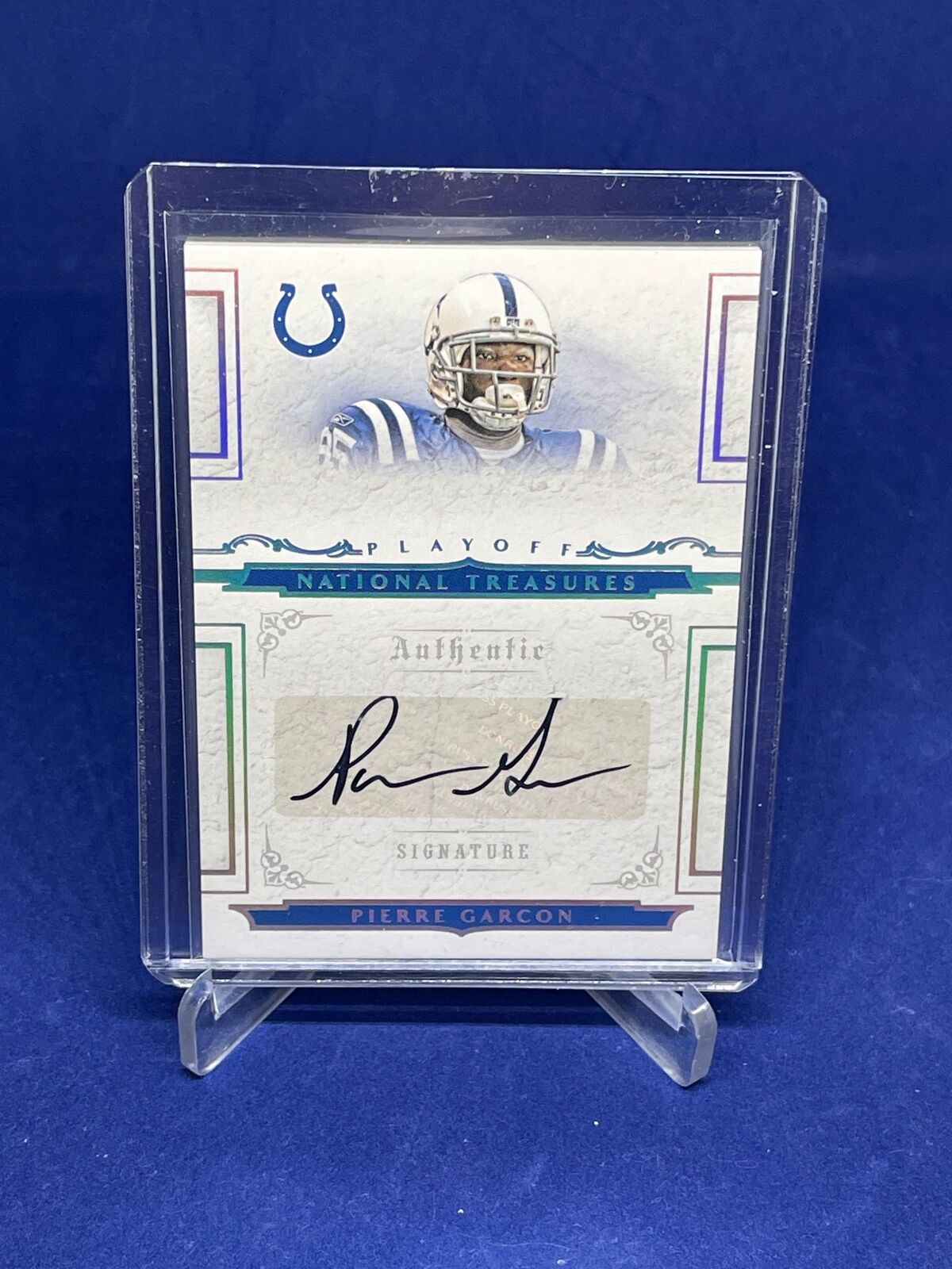 PIERRE GARCON 2008 PLAYOFF NATIONAL TREASURES ROOKIE AUTO RC #D 37/49