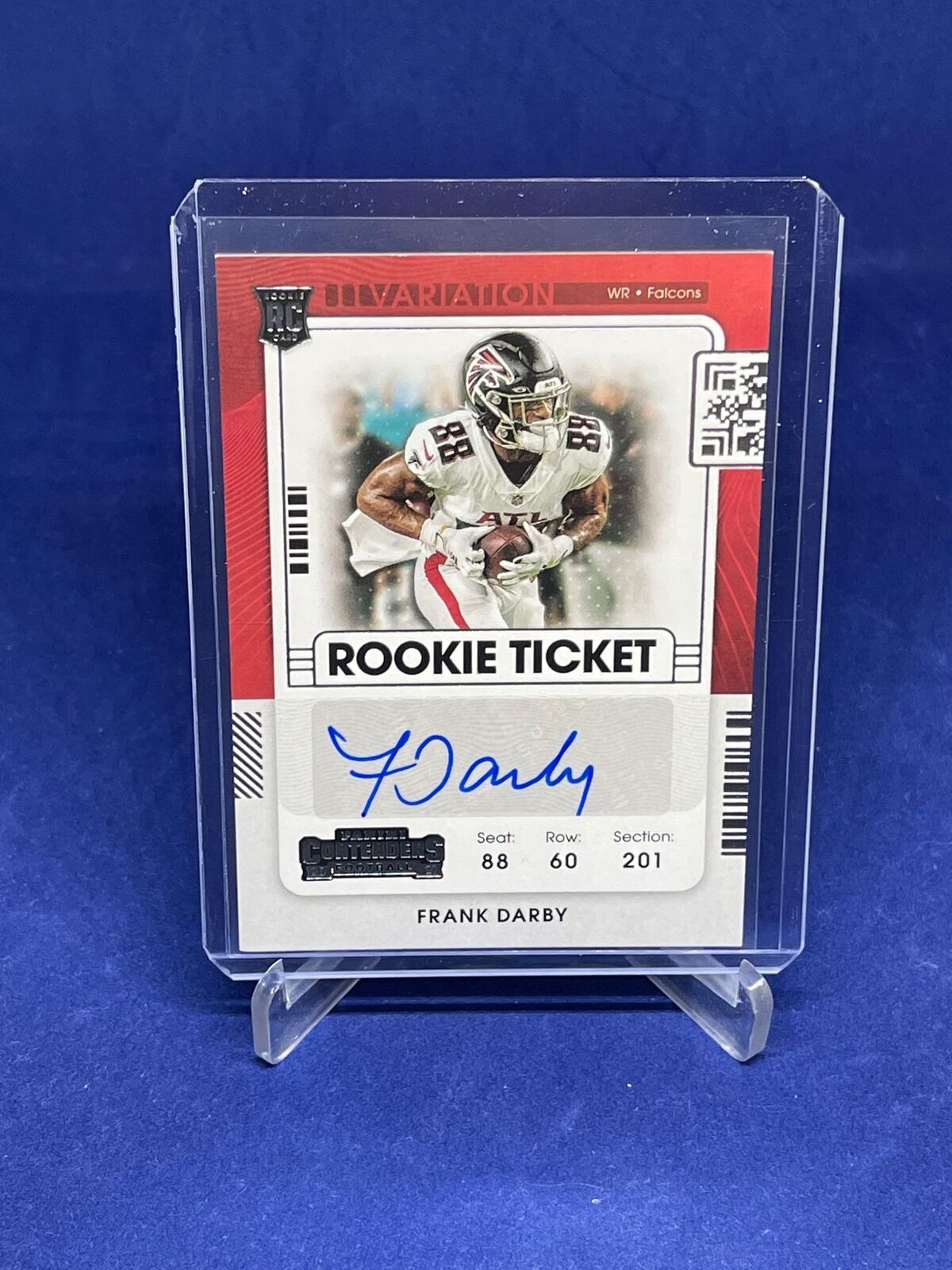 FRANK DARBY 2021 PANINI CONTENDERS ROOKIE TICKET AUTO VARIATION SP RC #229