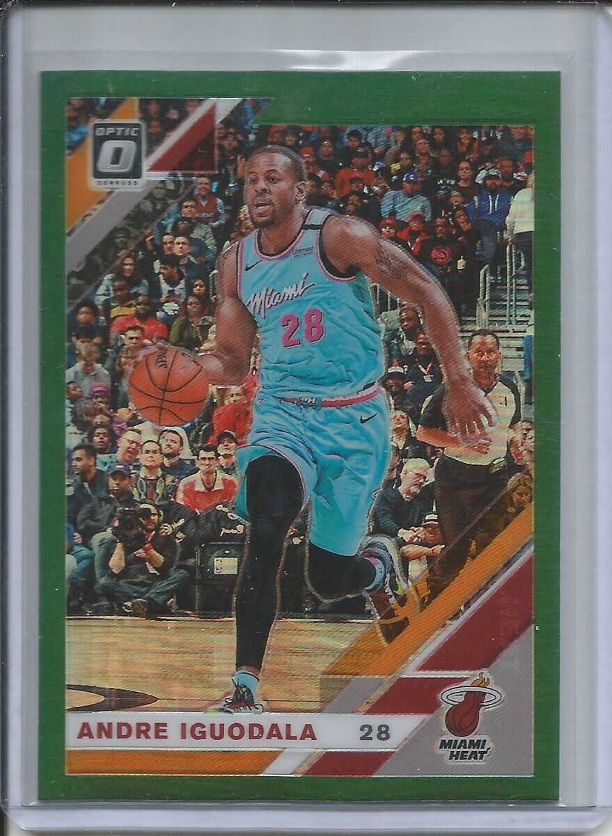 ANDRE IGUODALA 2019-20 PANINI CHRONICLES OPTIC GREEN HOLO PRIZM