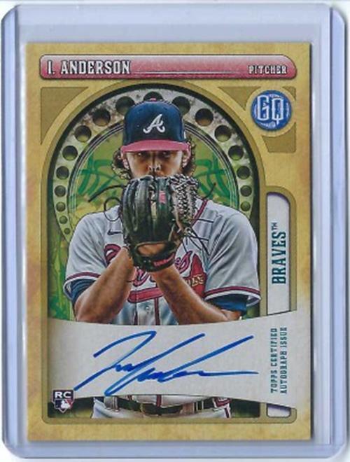 IAN ANDERSON 2021 TOPPS GYPSY QUEEN ON CARD AUTO RC #GQA-IA