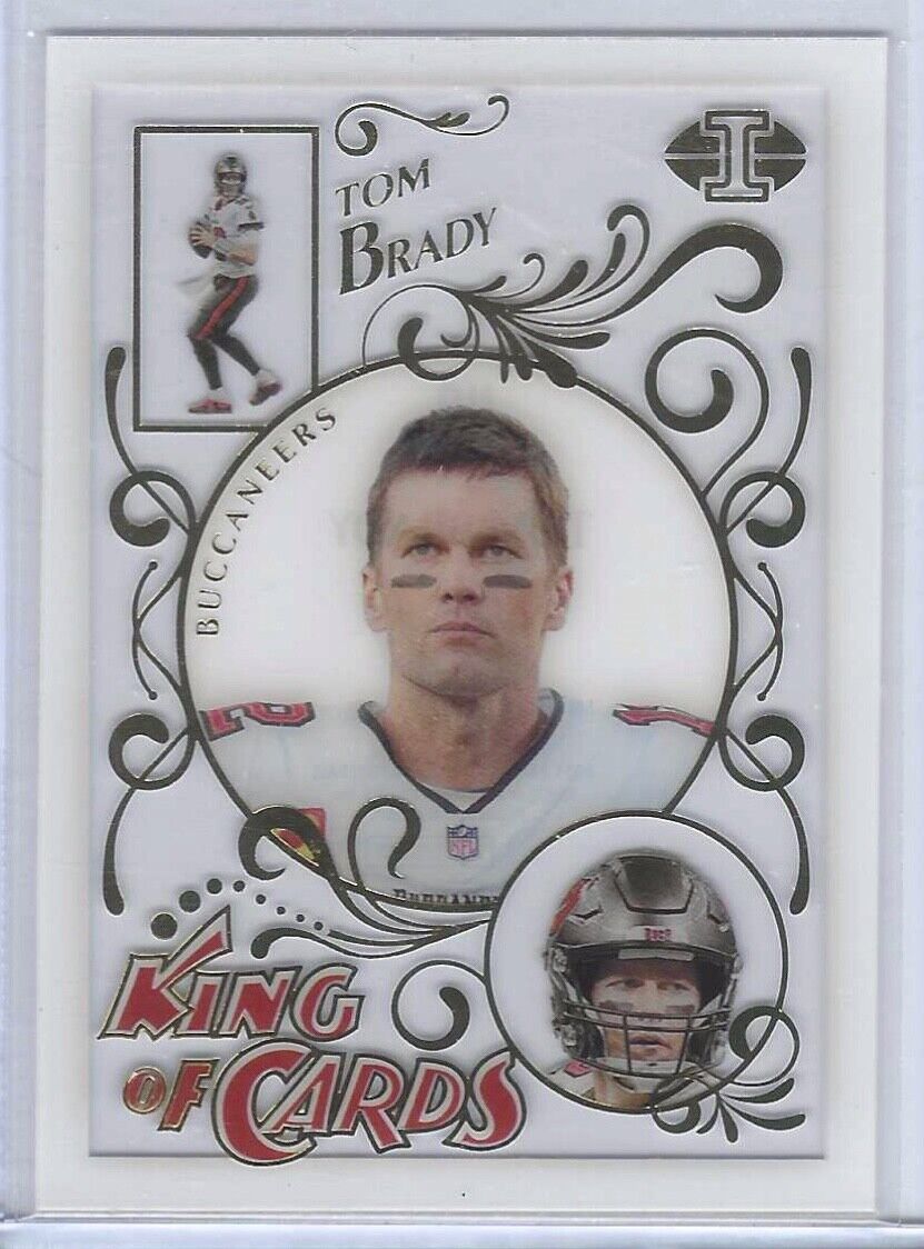 TOM BRADY 2021 PANINI ILLUSIONS KING OF CARDS ACETATE #KC-2